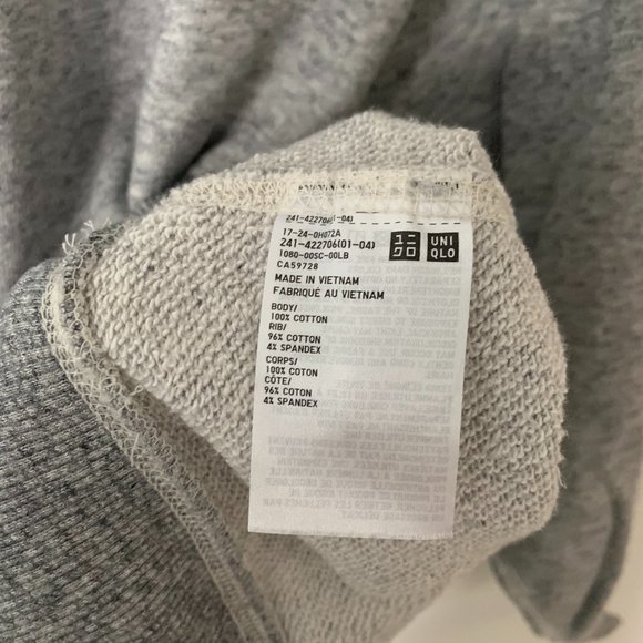Uniqlo Oversized Hoodie in Heather Grey (Size M) - Picture 5 of 5